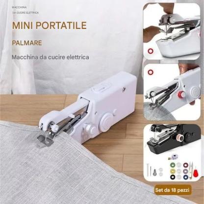 Mini macchina da cucire elettrica