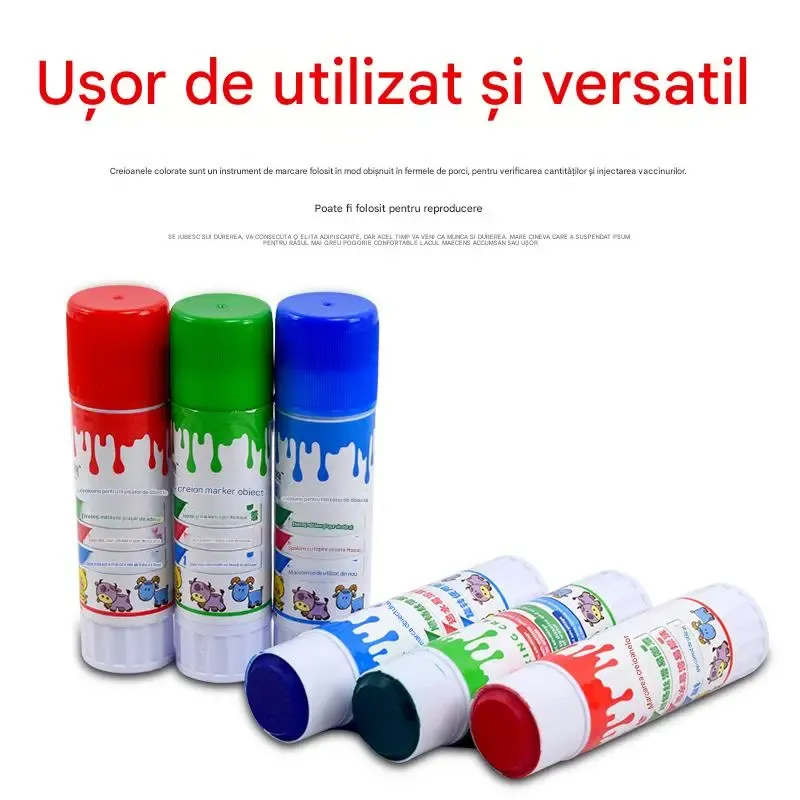 【30% DI SCONTO】 【Confezione da 6】 Pennarelli a forma di animali - Facili da usare - Colori vivaci - Non tossici
