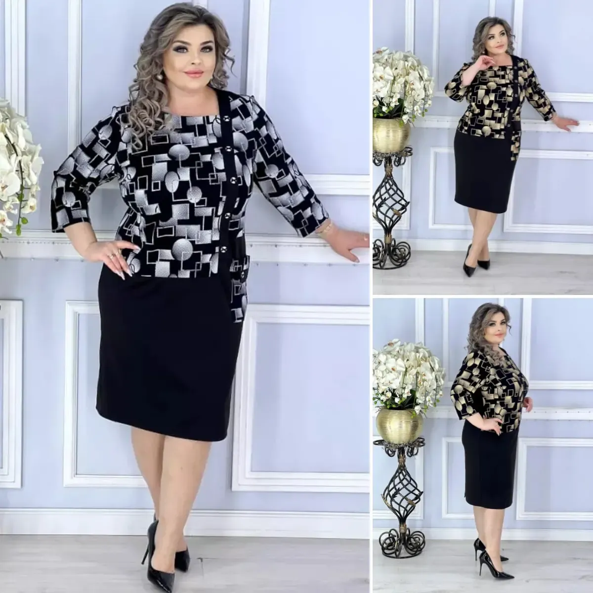 👗【Sconto del 49%】【S-5XL】Abito elegante di alta qualità