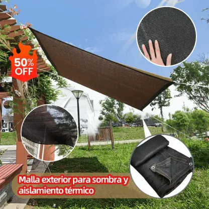 Rete esterna per ombra e isolamento termico