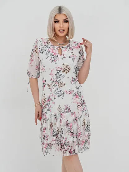 👗❤️【S-5XL】Abito in pizzo plissettato elegante e alla moda