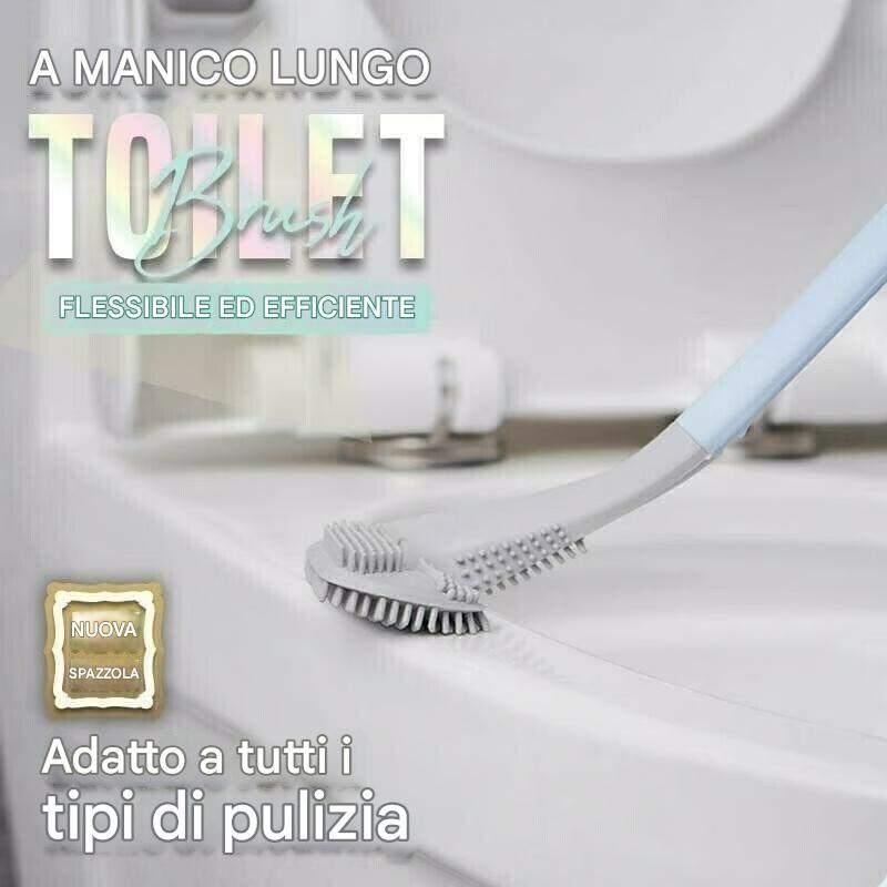 Scopino per WC con testa di spazzola da golf