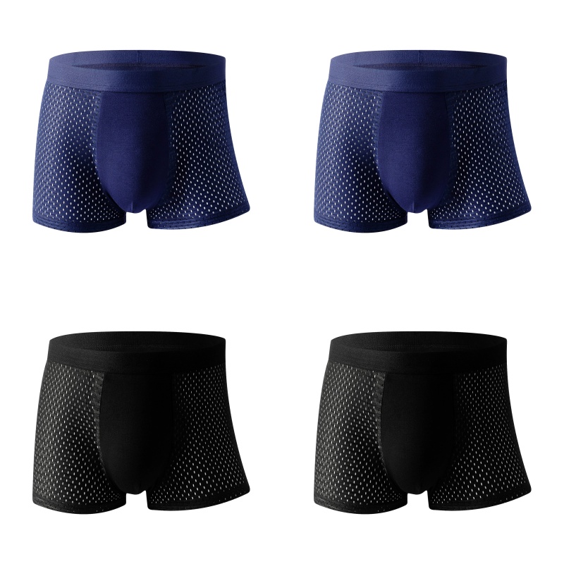 (4 pezzi) Boxer in bambù - Comfort per tutto il giorno