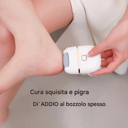 Nuovo raschiatore a pedale, tre teste di rettifica sostitutive, due velocità, sformatura integrata
