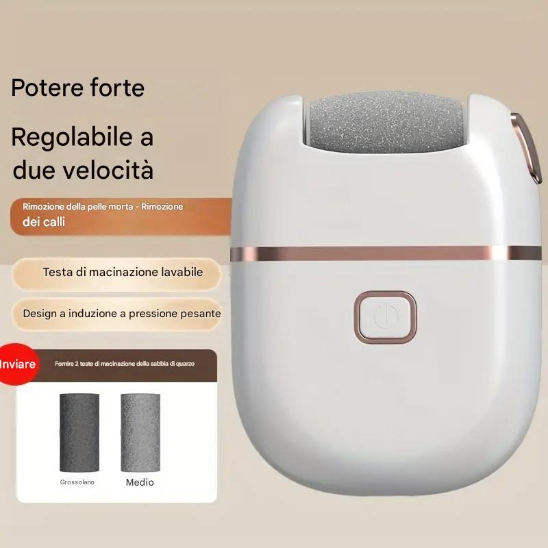 Nuovo raschiatore a pedale, tre teste di rettifica sostitutive, due velocità, sformatura integrata
