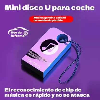 【Chiavetta USB musicale】Contiene 8000 brani, 600 MV ed effetti sonori 6D