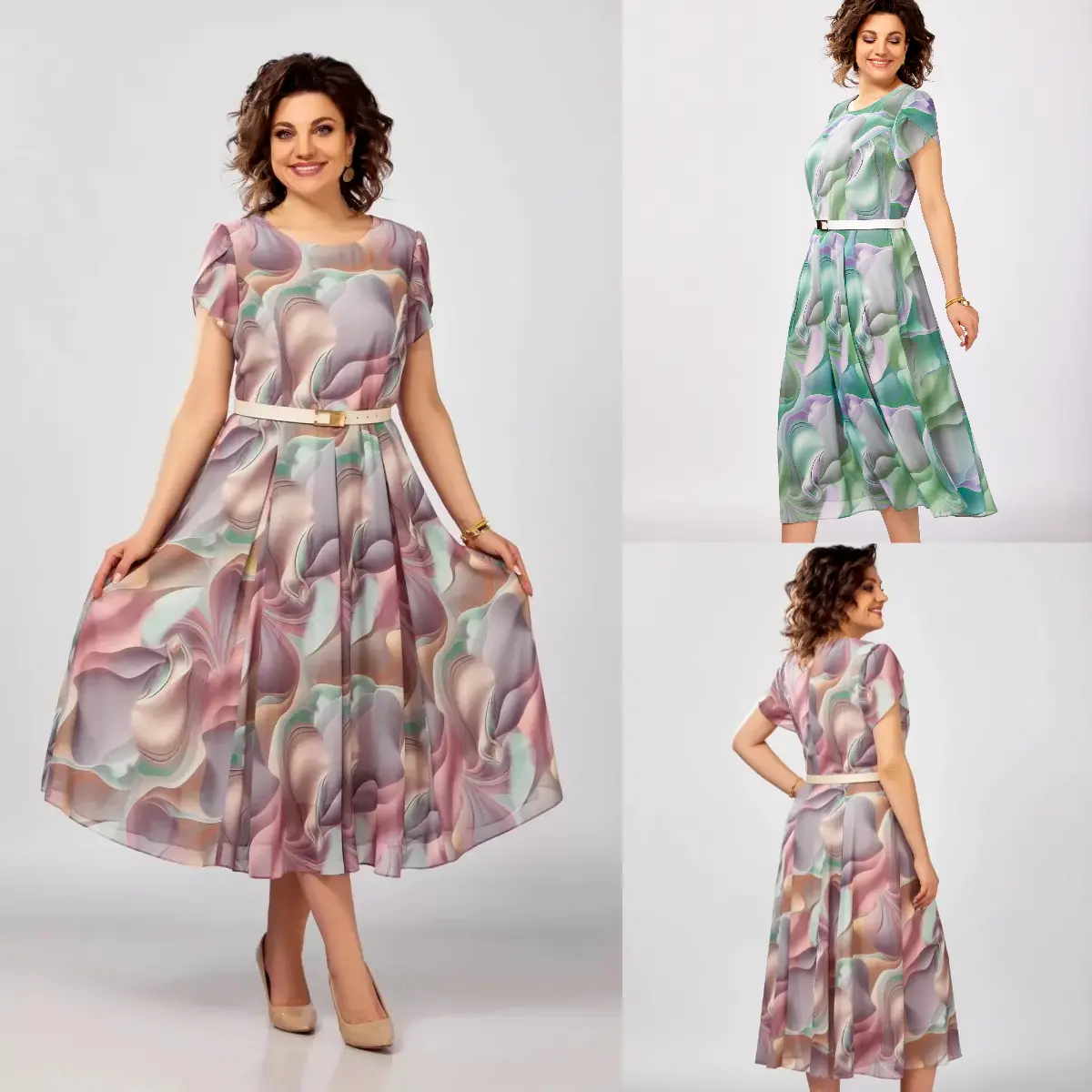 🔥【Sconto del 49%】🥰【S-5XL】Nuovo elegante abito in chiffon di alta qualità