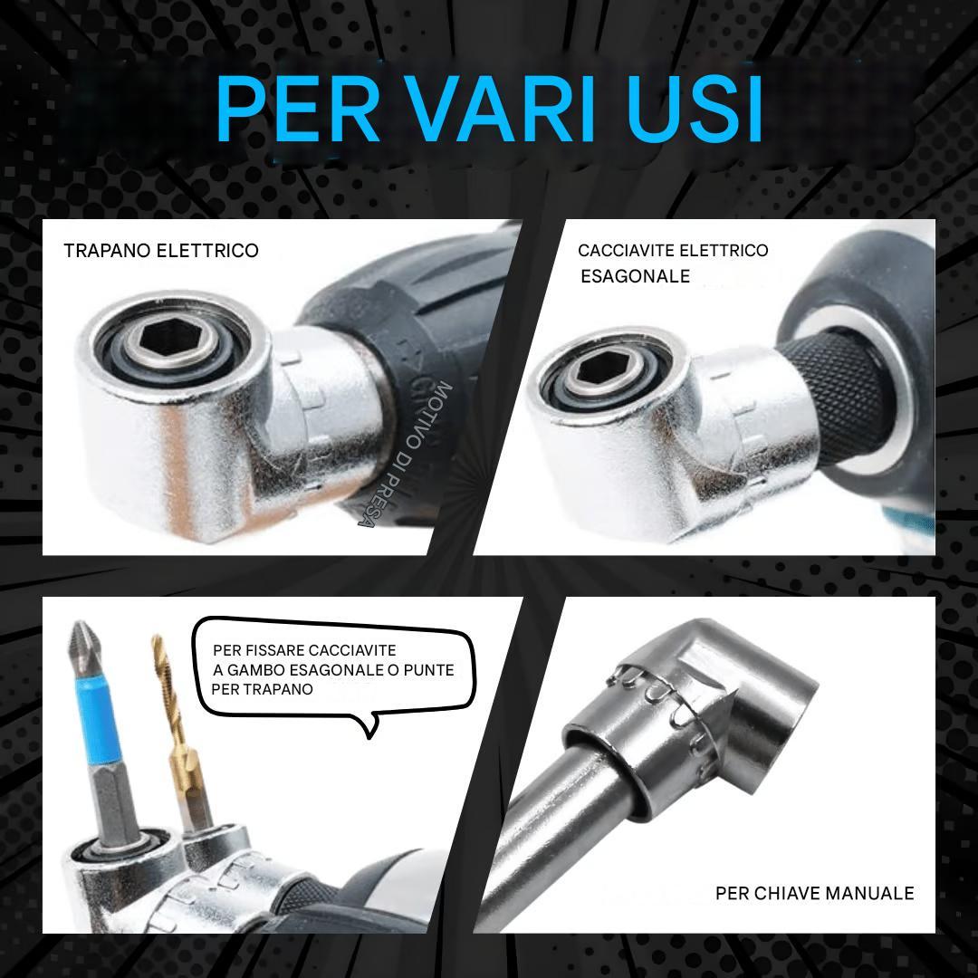 Year-end Clearance 50% off 🔧105 degree right angle drill bit adapter