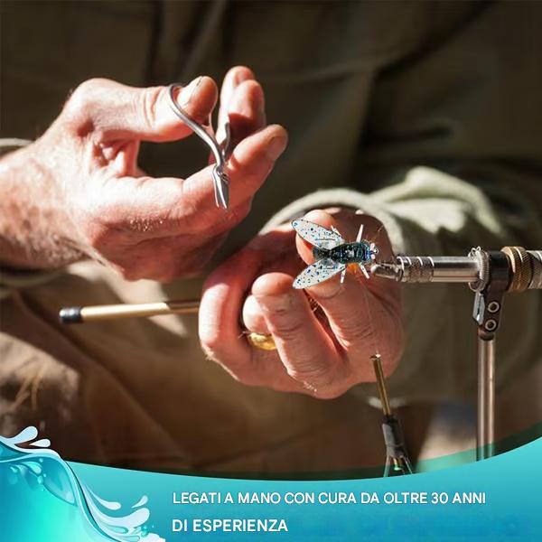 🎁Ultimo giorno di vendita - Sconto del 49%🐟Amo da pesca a mosca simulato🎣