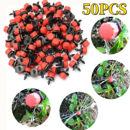 【Acquista 100 e ricevi 100 gratis】【50/100/150/200 pezzi】Irrigatore per irrigazione a flusso d'acqua regolabile a 8 fori