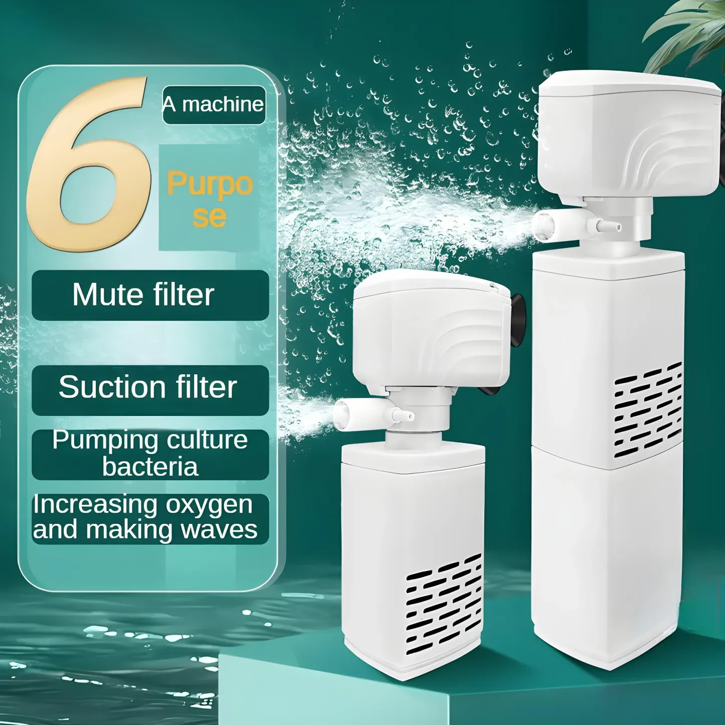 【4/6/15/20/25W】Filtro elettrico silenzioso per acquario