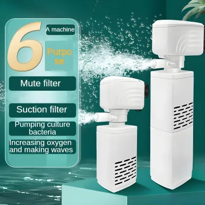 【4/6/15/20/25W】Filtro elettrico silenzioso per acquario