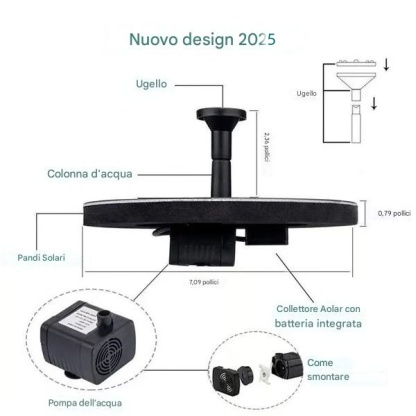 Ultimo giorno 60% di sconto 🔥Kit fontana solare