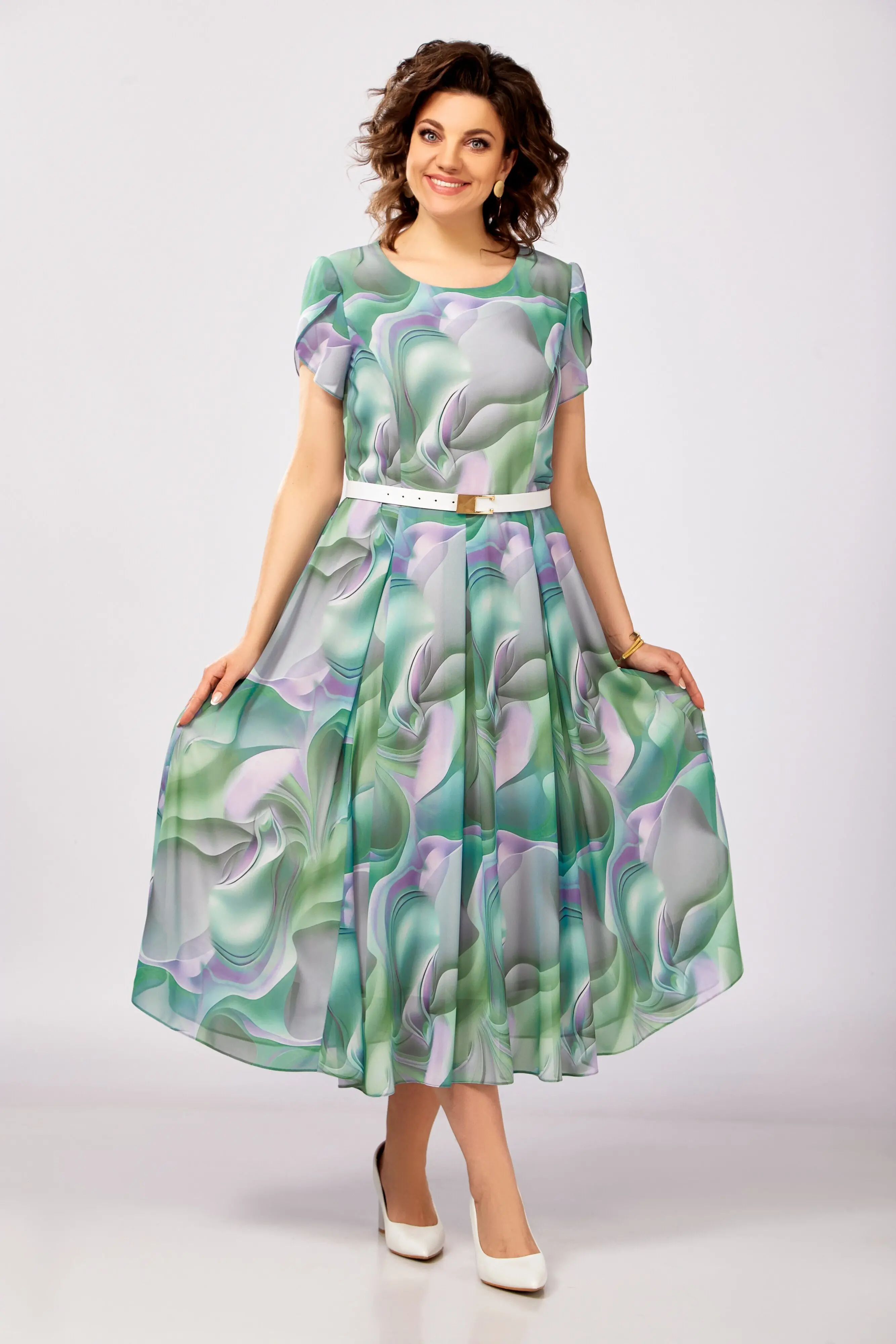 🔥【Sconto del 49%】🥰【S-5XL】Nuovo elegante abito in chiffon di alta qualità