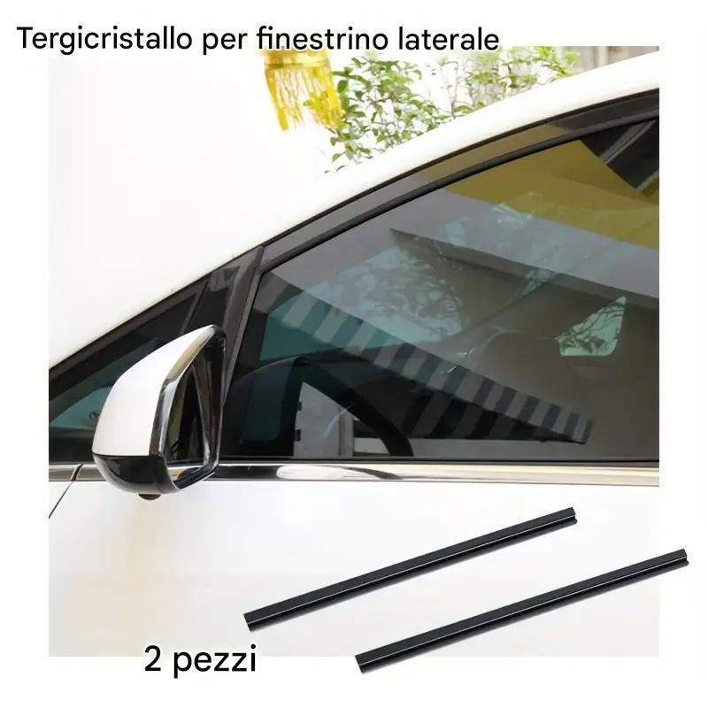 Tergicristalli laterali per auto: rimuovono pioggia, nebbia, visione chiara, adatti per finestrini conducente e passeggero, universali