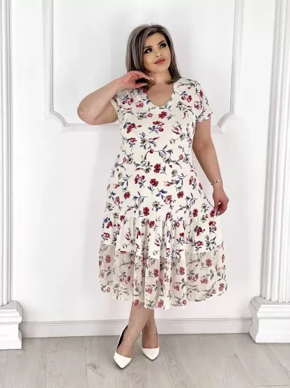 【🏆Sconto del 49%】👗【S-5XL】🌸Nuovo abito alla moda, taglio classico, elegante e semplice