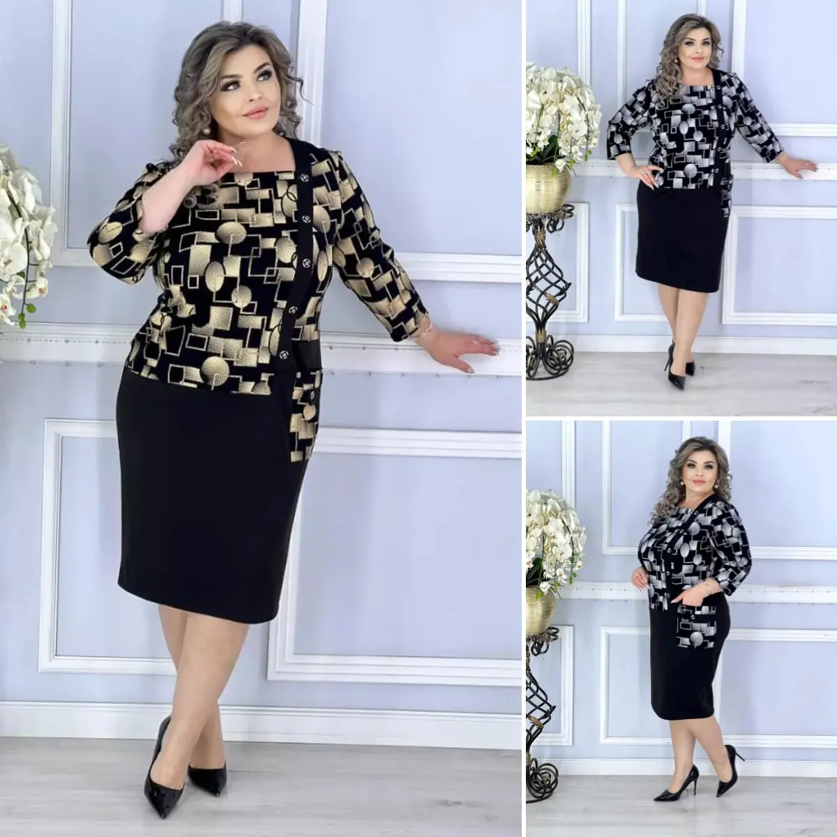 👗【Sconto del 49%】【S-5XL】Abito elegante di alta qualità