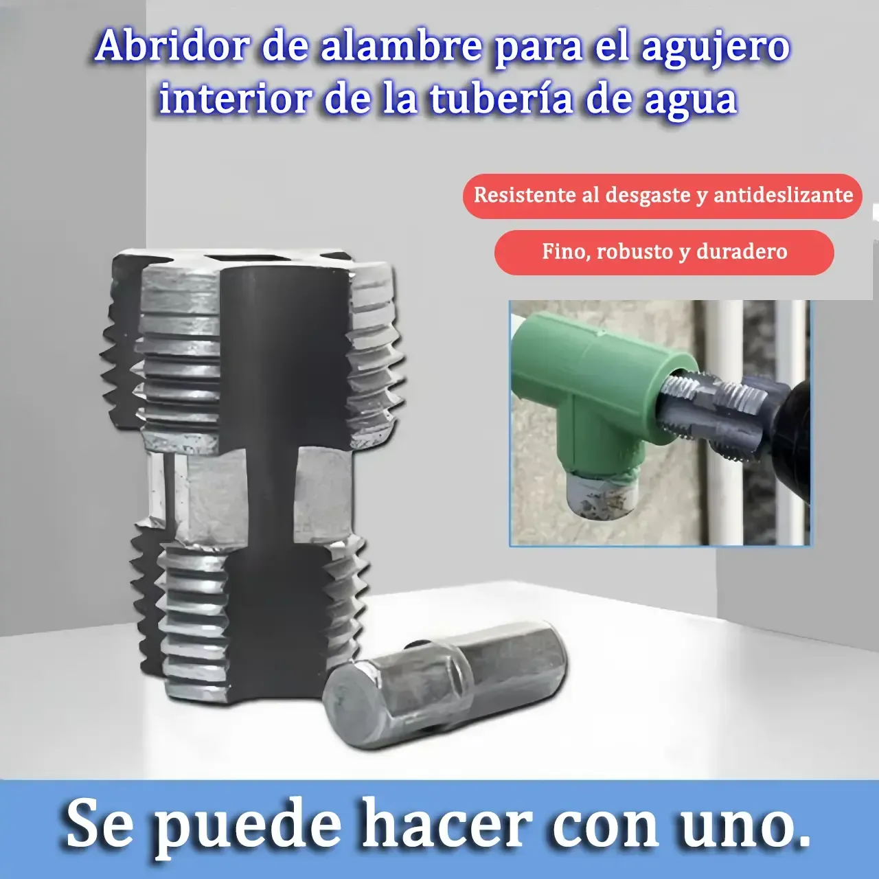 [Set di frese per filettatura interna e esterna per tubi dell'acqua] Tubo dell'acqua a 4 e 6 punte, PPR, plastica PVC