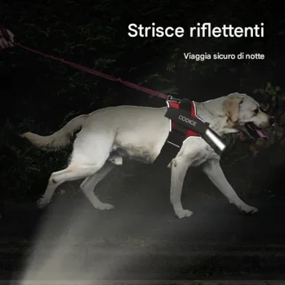 Pettorina anti-tiro per cani