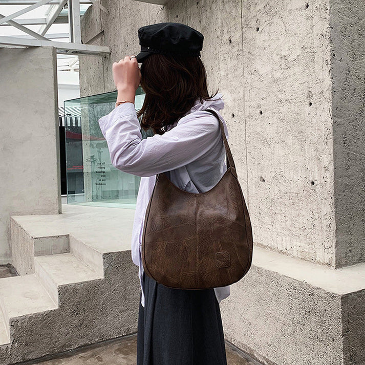 【🎊2025 Nuovo prodotto】👜Borsa a tracolla da donna vintage in morbida pelle con grande capacità