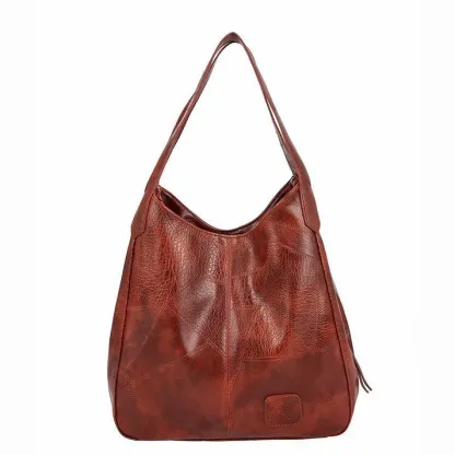 【🎊2025 Nuovo prodotto】👜Borsa a tracolla da donna vintage in morbida pelle con grande capacità