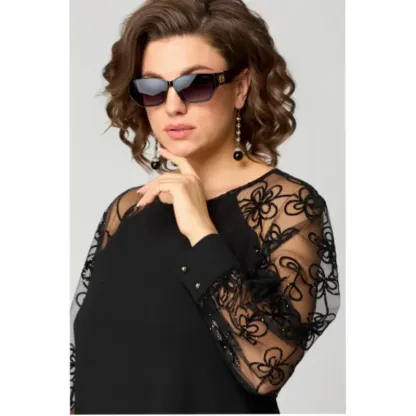 【S-5XL】💖Abito in pizzo a maniche lunghe e scollo tondo