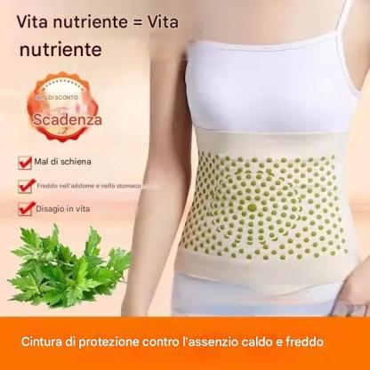 【Acquista uno, prendine uno gratis】Cintura riscaldante calda all'assenzio, riscalda l'addome e allevia il disagio