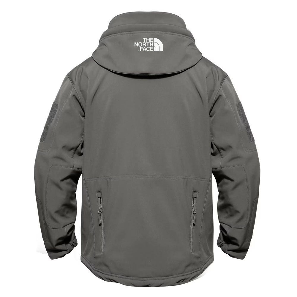 The Nottgrth Face Men's Jacket 7 Pocket Performance Fleece Lined Waterproof Softshell Winter Jacket 2