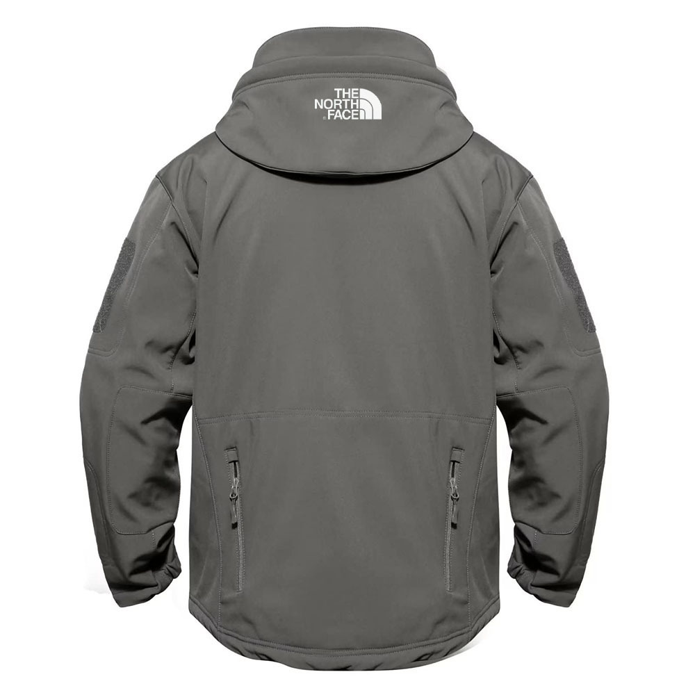 The Nottgrth Face Men's Jacket 7 Pocket Performance Fleece Lined Waterproof Softshell Winter Jacket 2