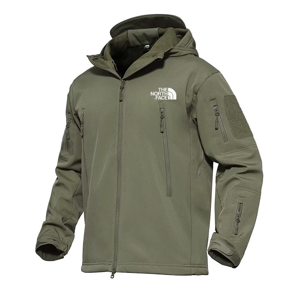 Men's Jacket 7 Pocket Performance Fleece Lined Waterproof Softshell Wi