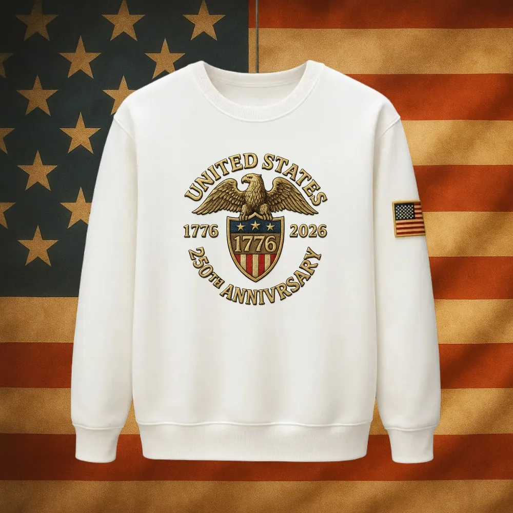 🦅🇺🇸 United States 250th Anniversary Commemorative Sweatshirt