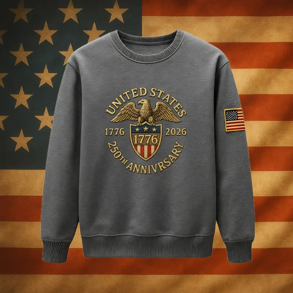 🦅🇺🇸 United States 250th Anniversary Commemorative Sweatshirt