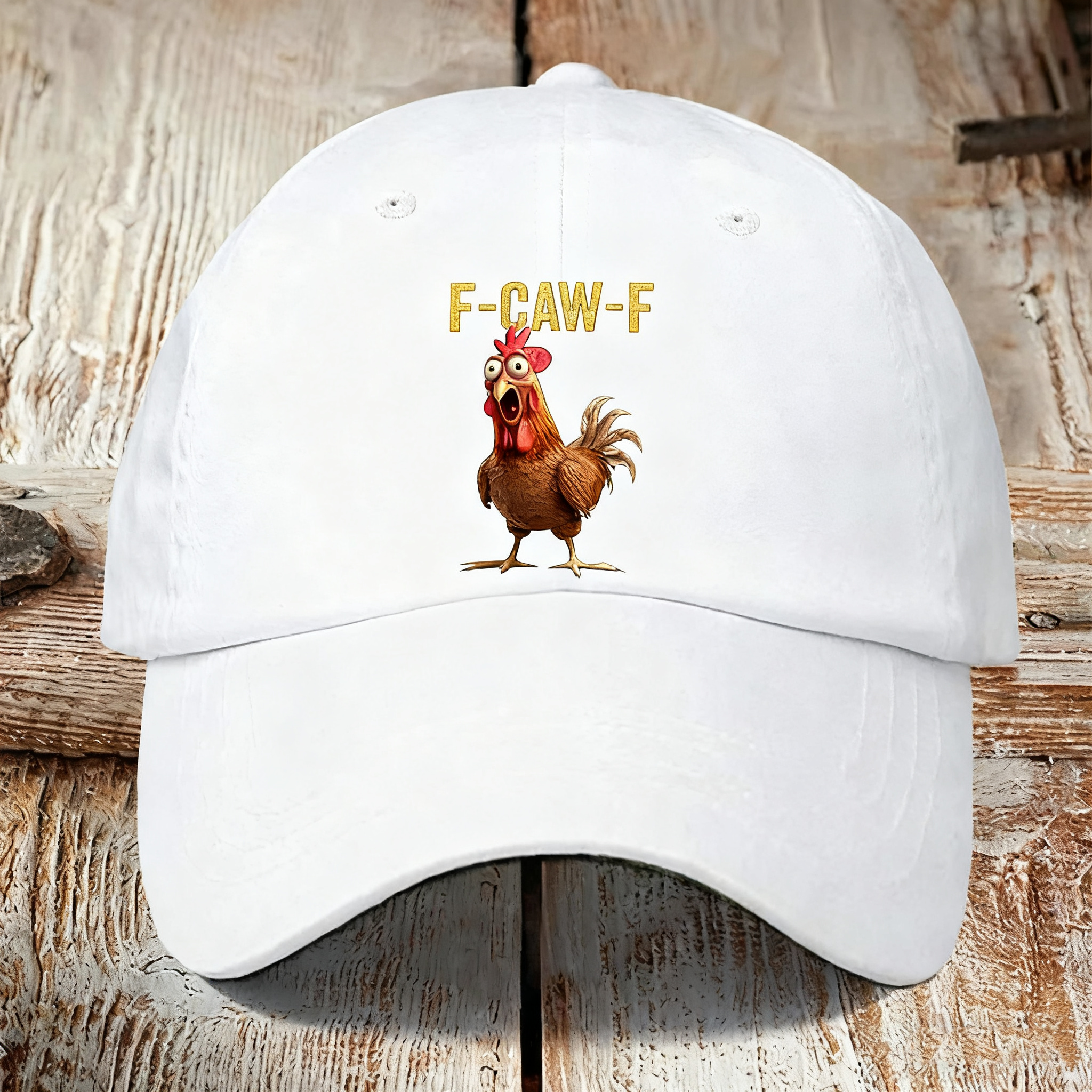 F-CAW-F Funny Chicken Hat