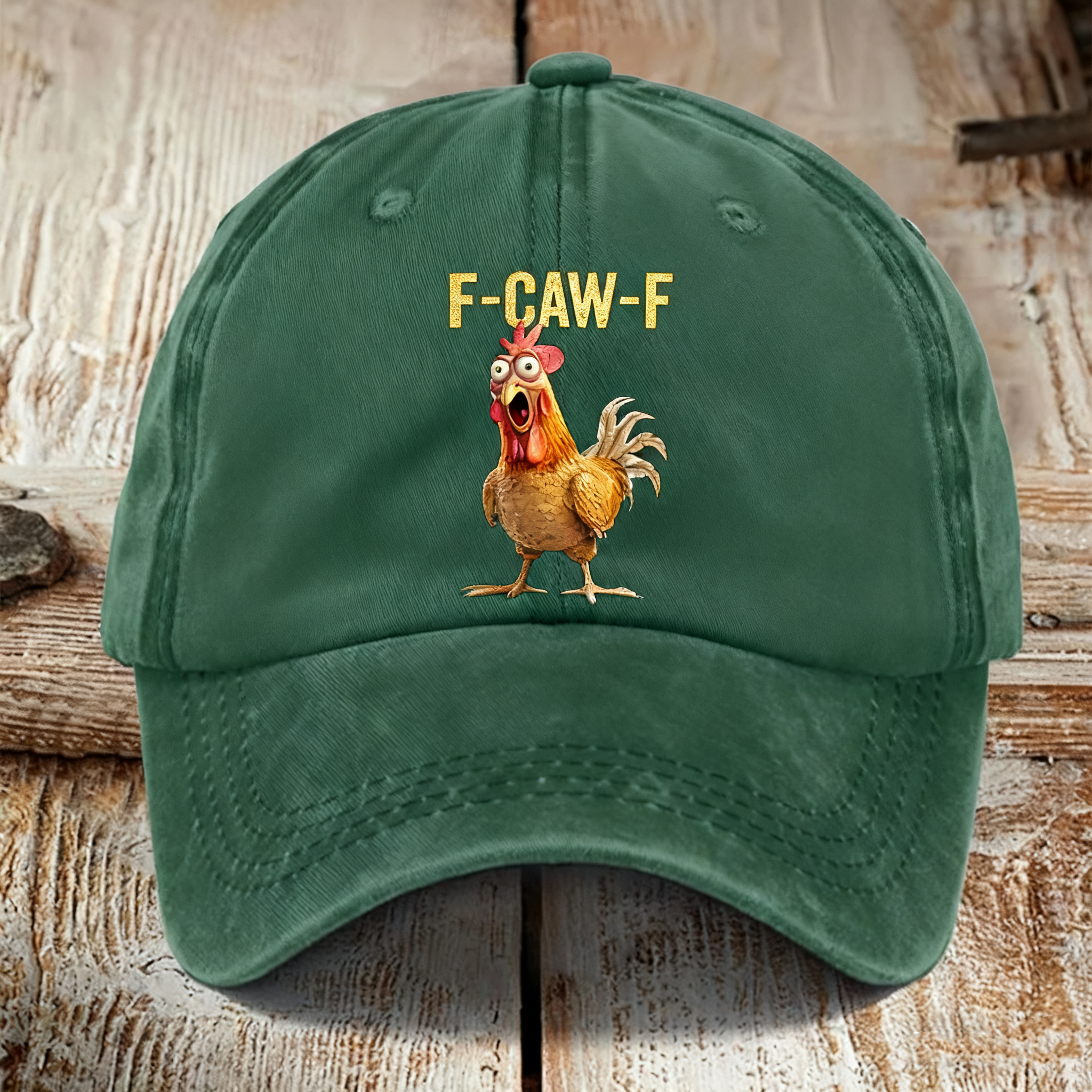 F-CAW-F Funny Chicken Hat