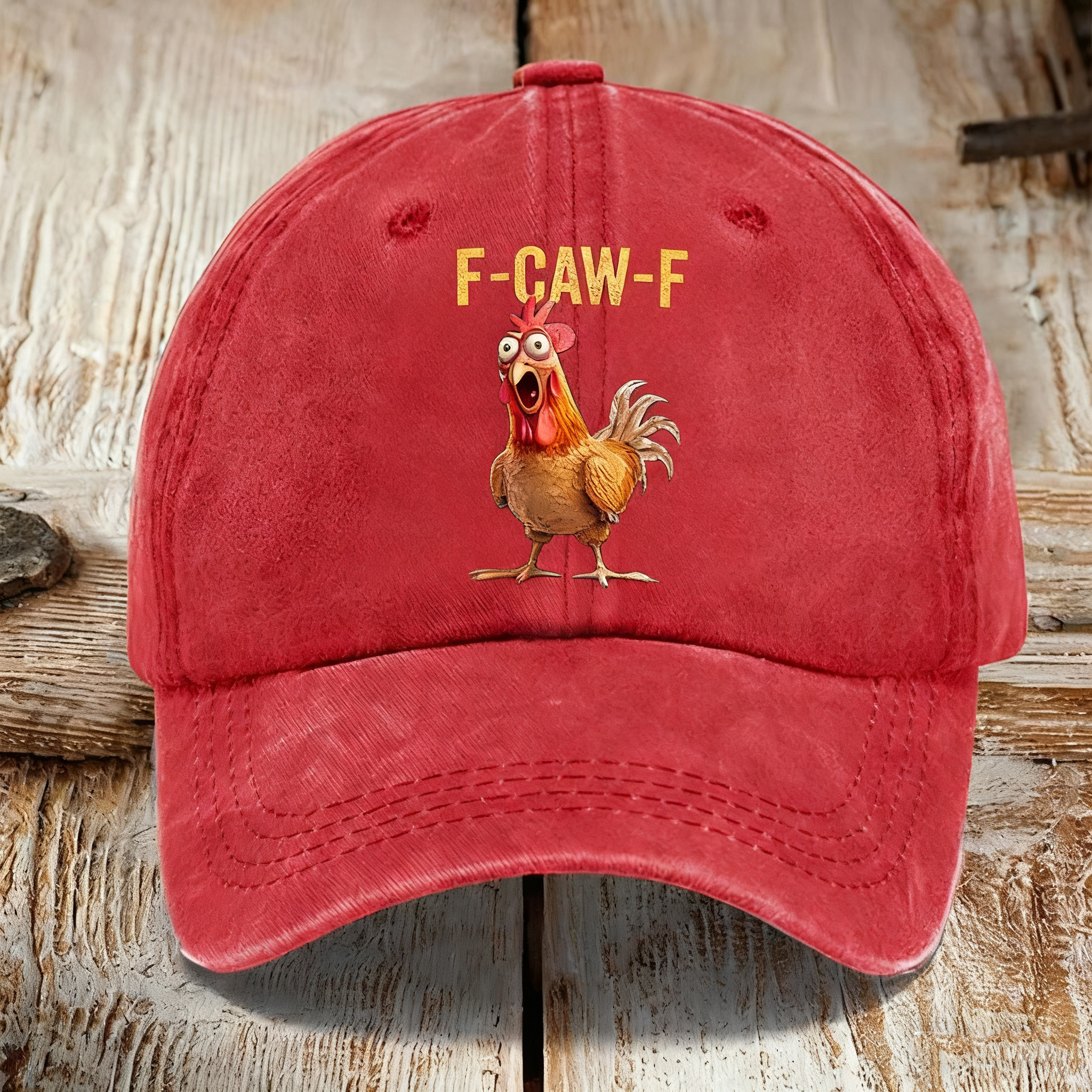 F-CAW-F Funny Chicken Hat