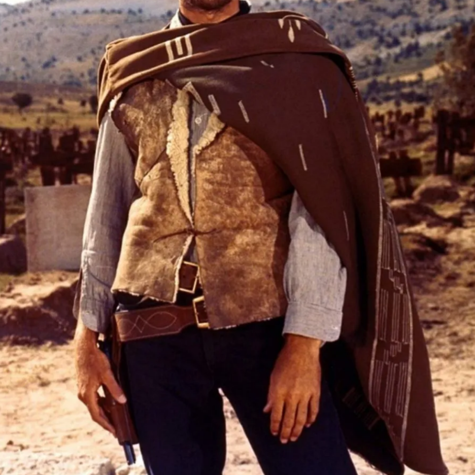 Men Can’t Get Enough of This Cozy Wool Poncho