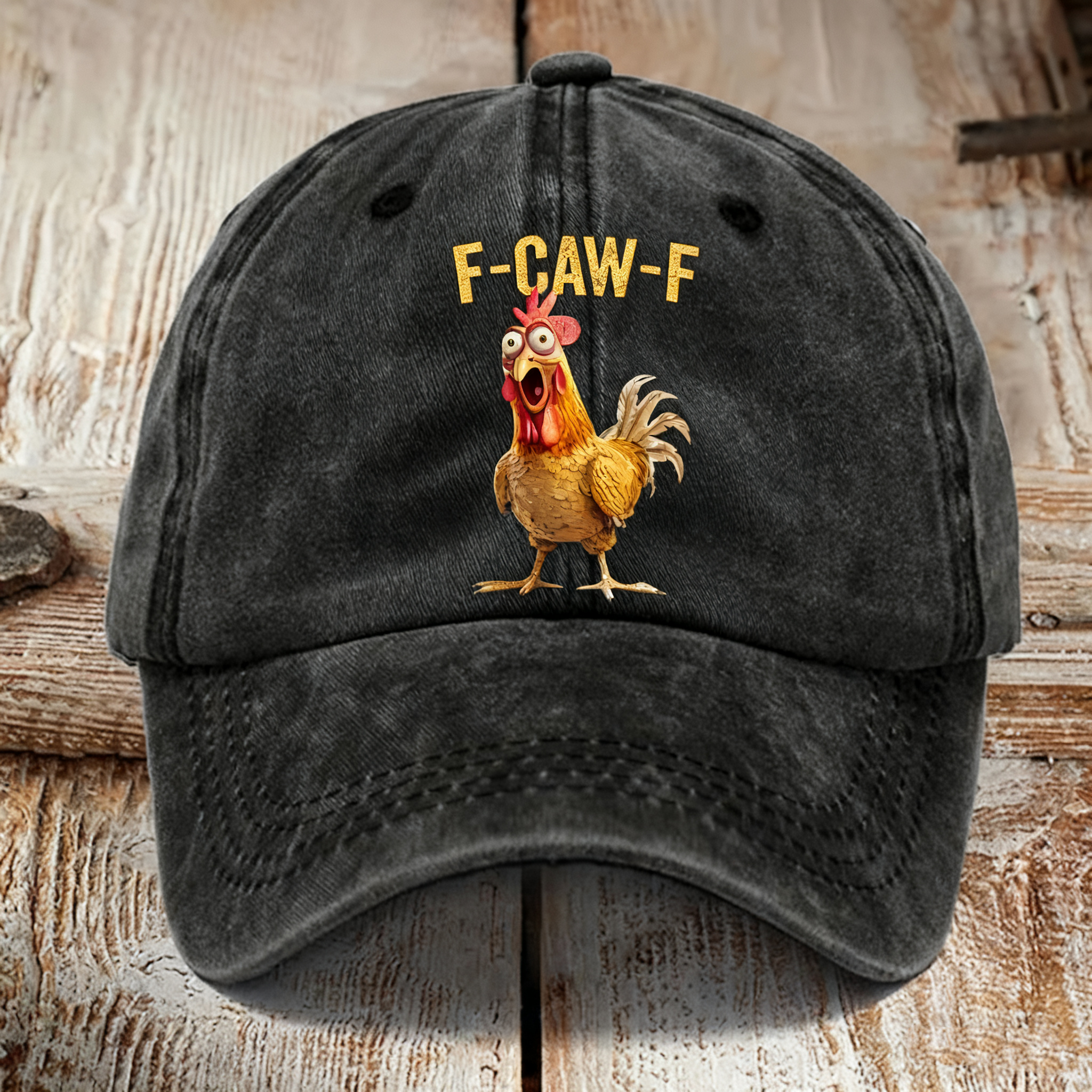 F-CAW-F Funny Chicken Hat