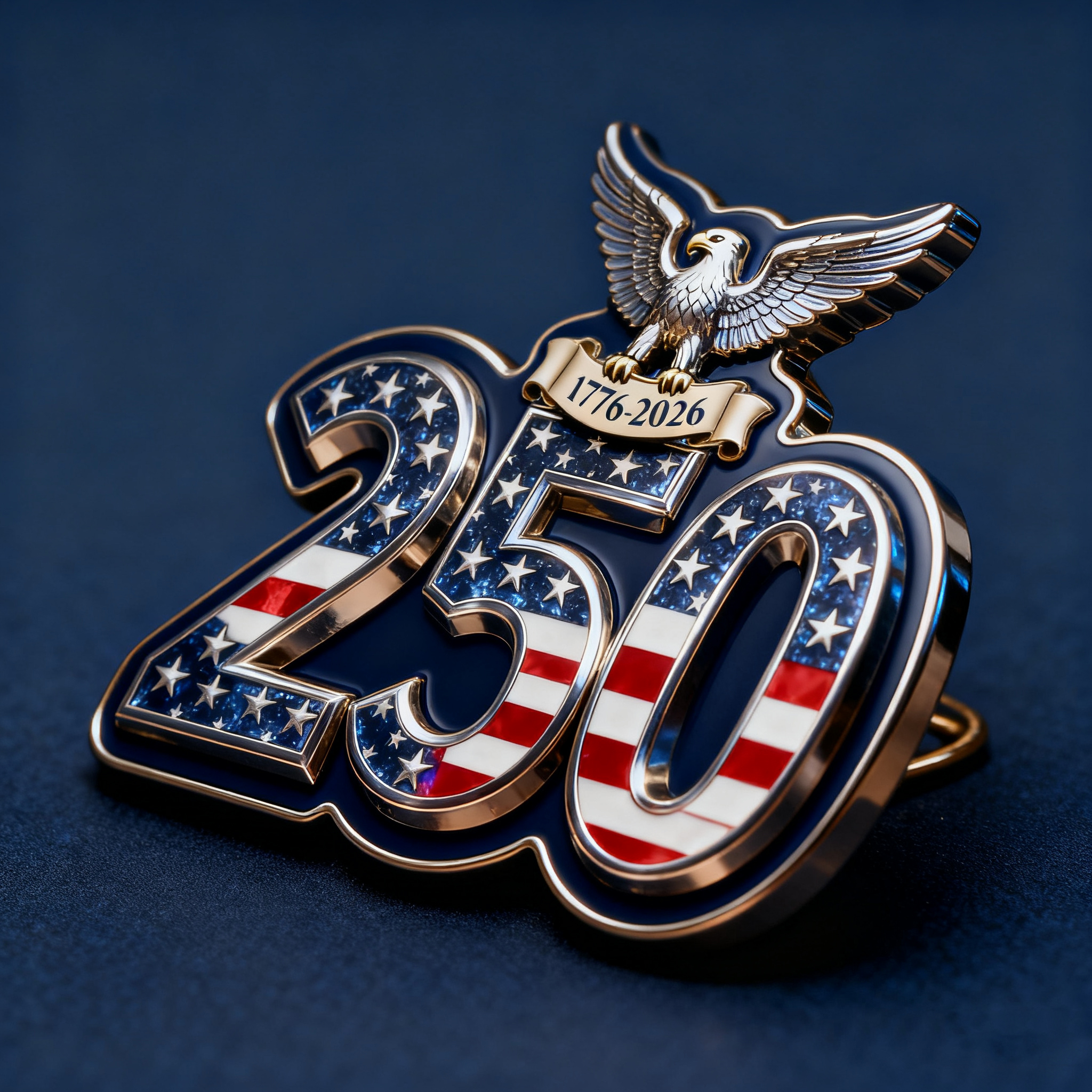 🇺🇸 250th Anniversary Commemorative Brooch