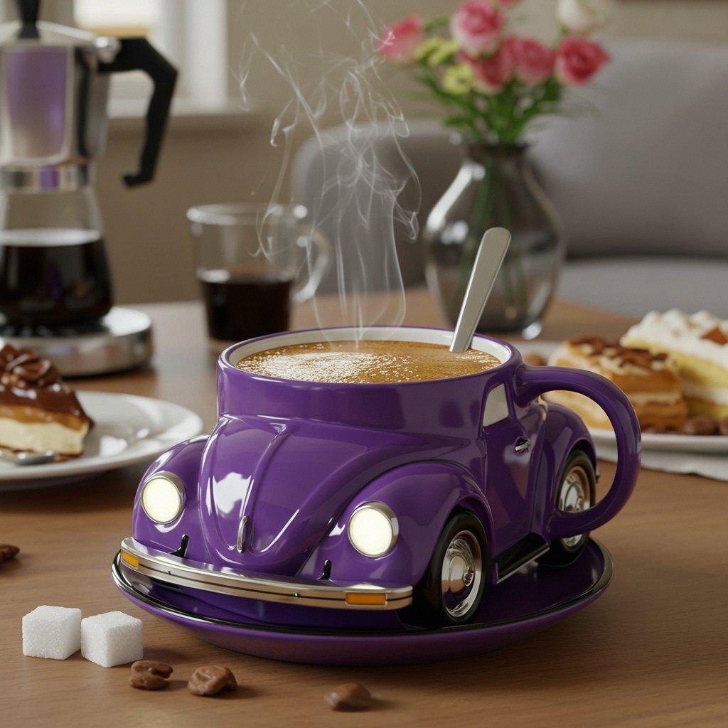 Beetle Shaped Coffee Mug