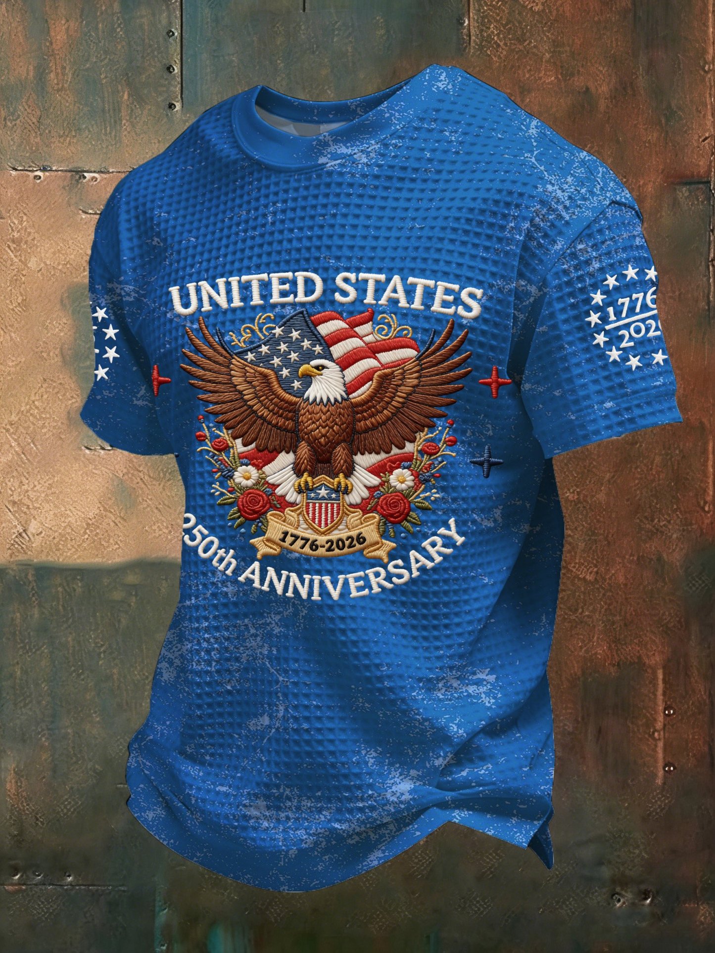 Men's American 250th Anniversary Print Casual Top