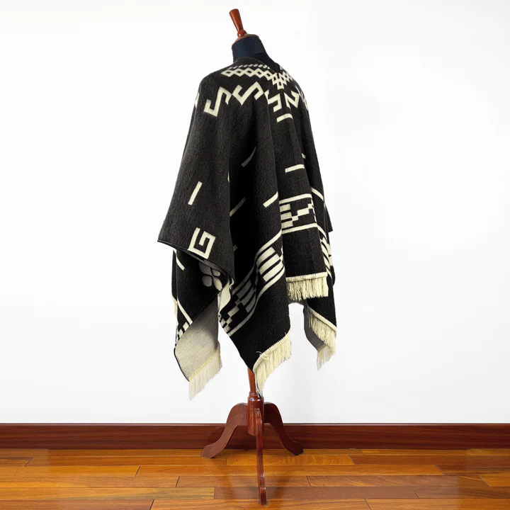 Men Can’t Get Enough of This Cozy Wool Poncho