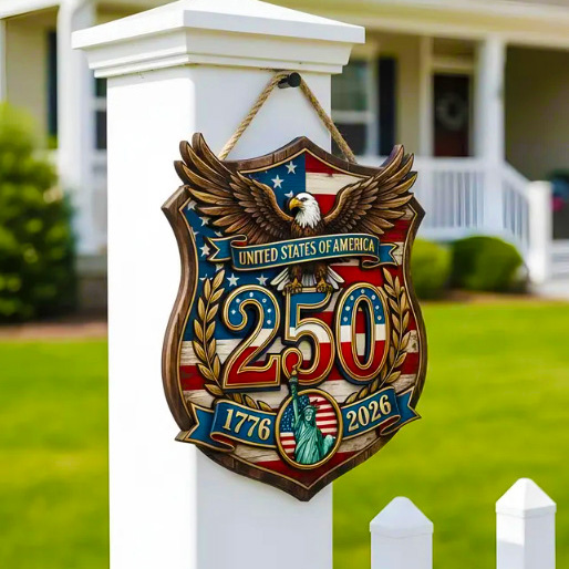 USA 250th Anniversary Wall Plaque