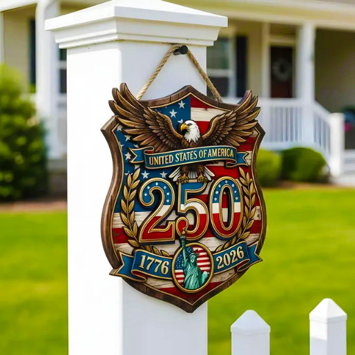 USA 250th Anniversary Wall Plaque
