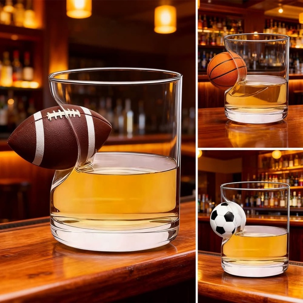 Creative Whiskey Glasses With Balls 14oz
