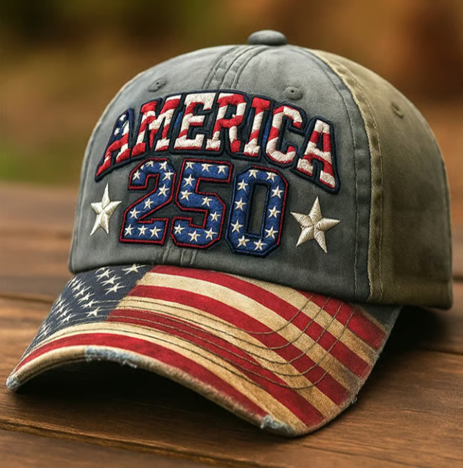 🎖️250th Anniversary of the Founding of the United States Printed Baseball Cap