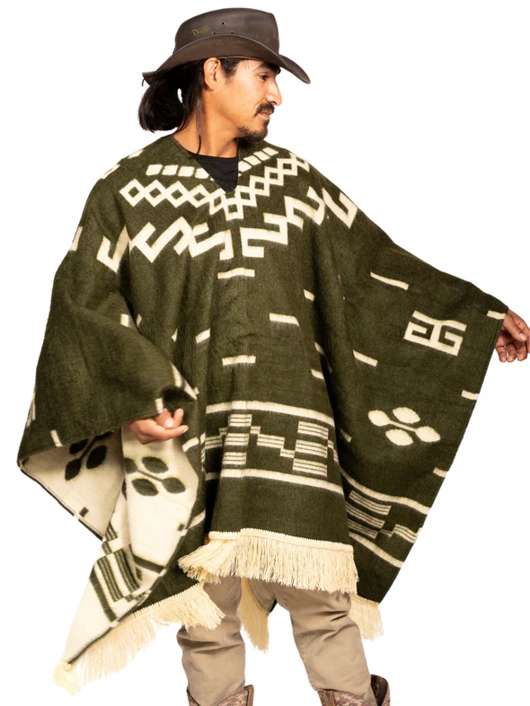 Men Can’t Get Enough of This Cozy Wool Poncho