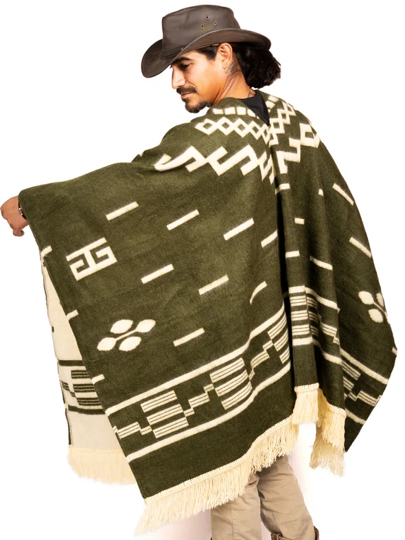 Men Can’t Get Enough of This Cozy Wool Poncho