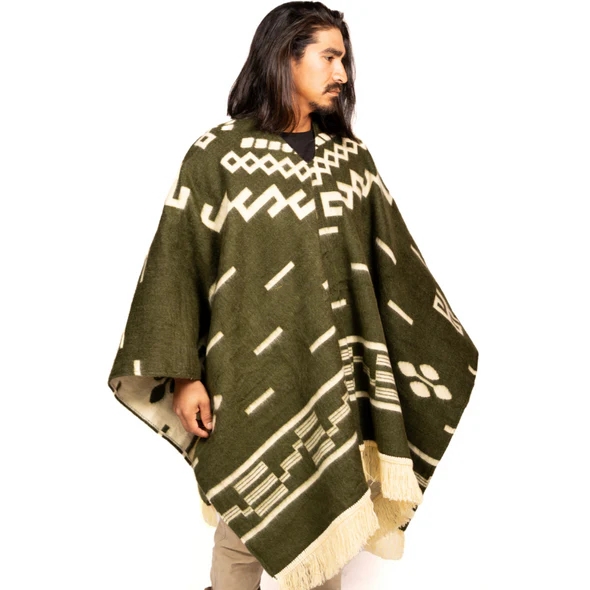 Men Can’t Get Enough of This Cozy Wool Poncho