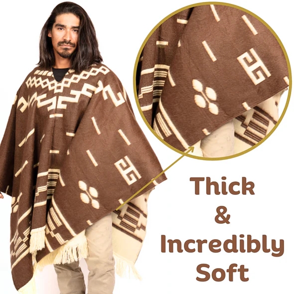 Men Can’t Get Enough of This Cozy Wool Poncho