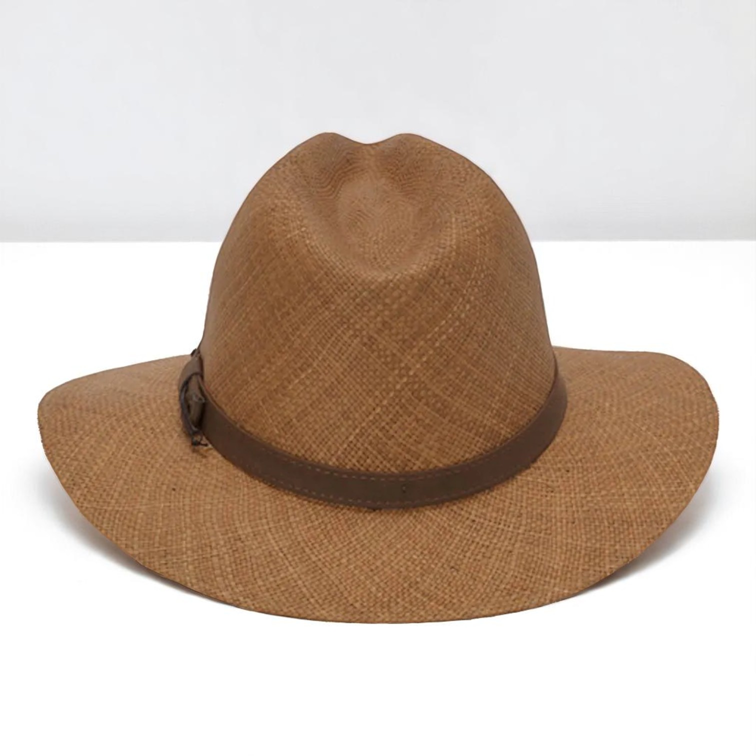 Can be rolls up for packing | Ecuador Straw Panama Hat